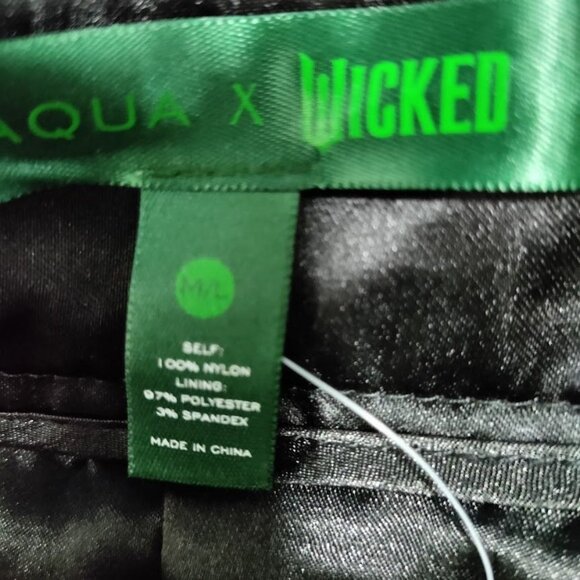 Aqua x Wicked NWT Whimsygoth Steampunk Witchy Y2K Lace Maxi Skirt Black Size M/L - Picture 8 of 14